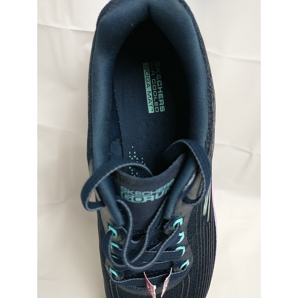 SKECHERS WOMEN'S MAX CUSHIONING ELITE 17693NVLV RUNNING SHOES Size 11 Ortholite - Picture 15 of 16